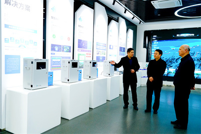 省市场监管局高正民巡视员一行赴中水三立调研，指导信息技术研发创新工作